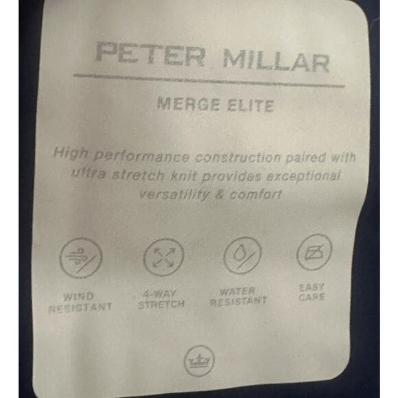 Peter Millar Navy Floral Merge Hybrid Puffer Golf Jacket Women's Size  M NWT - Picture 6 of 9